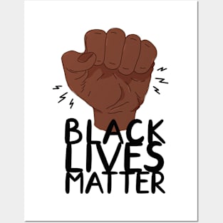 Black Lives Matter Fist Posters and Art